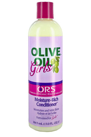 ORS Organic Root Olive Oil Girls Moist. Rich Conditioner (13oz), Sareya Beauty Supply Store